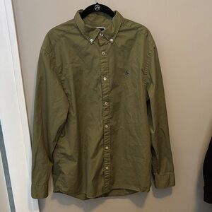 Charles Tyrwhitt Khaki Button-Down Shirt